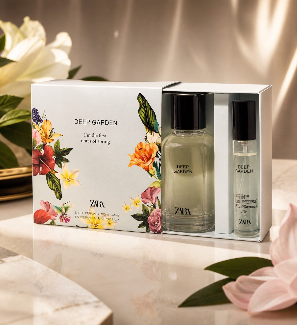ZARA DEEP GARDEN EDP 100ml PLUS 20ml